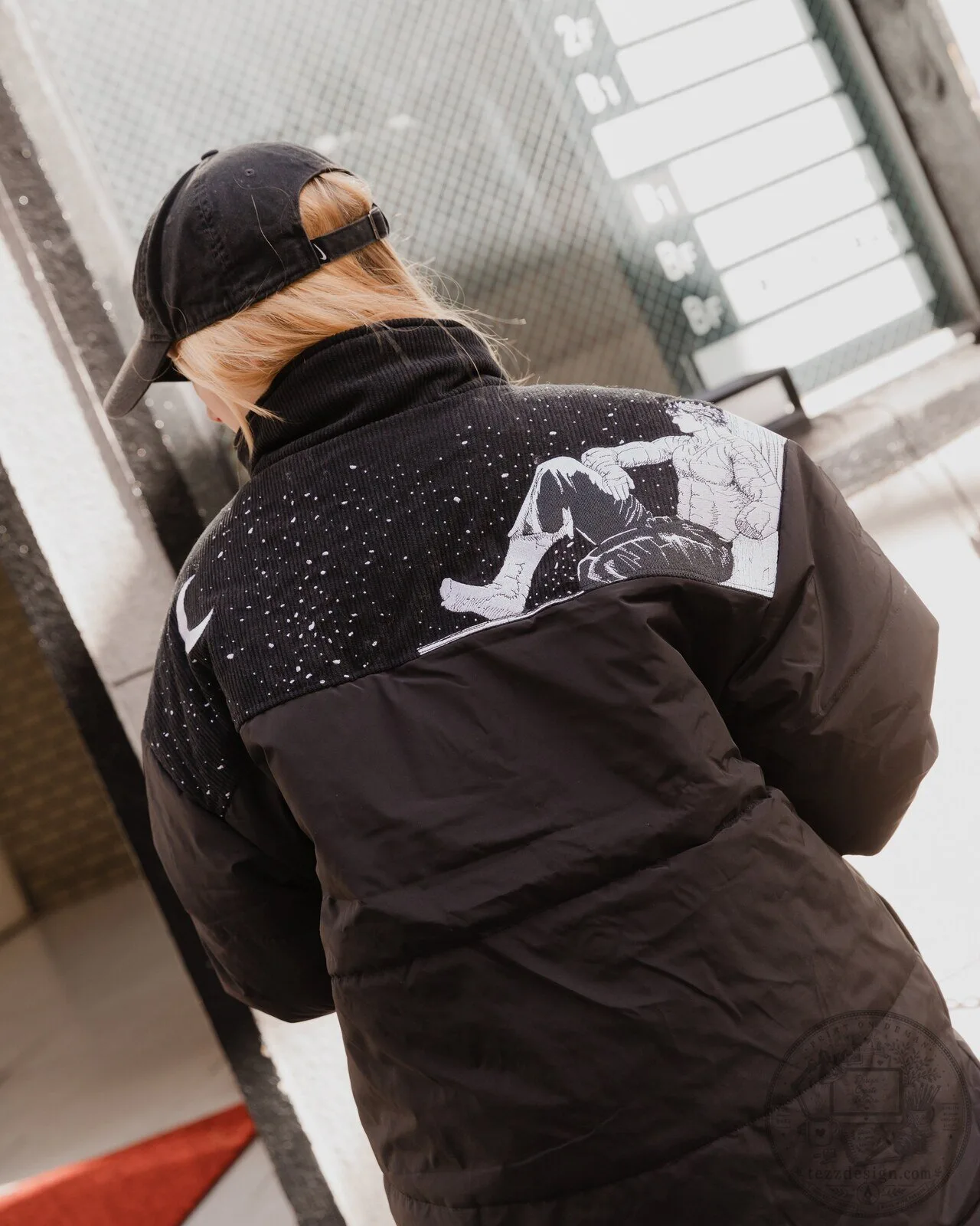Berserk Guts Black Swordsman Anime Puffer Jacket 12 Berserk Guts Black Swordsman Anime Puffer Jacket