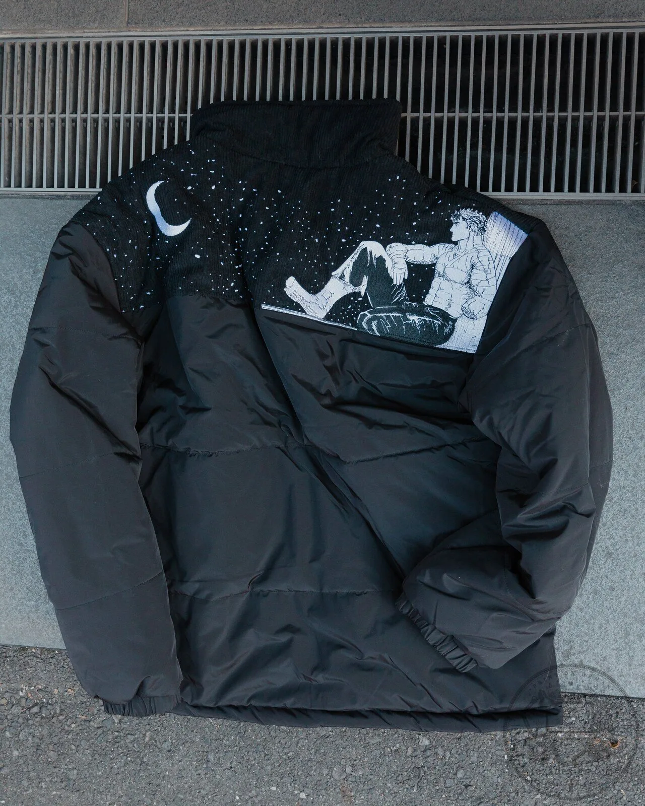 Berserk Guts Black Swordsman Anime Puffer Jacket 16 Berserk Guts Black Swordsman Anime Puffer Jacket