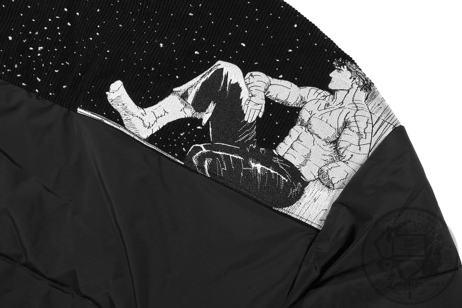 Berserk Guts Black Swordsman Anime Puffer Jacket 17 Berserk Guts Black Swordsman Anime Puffer Jacket