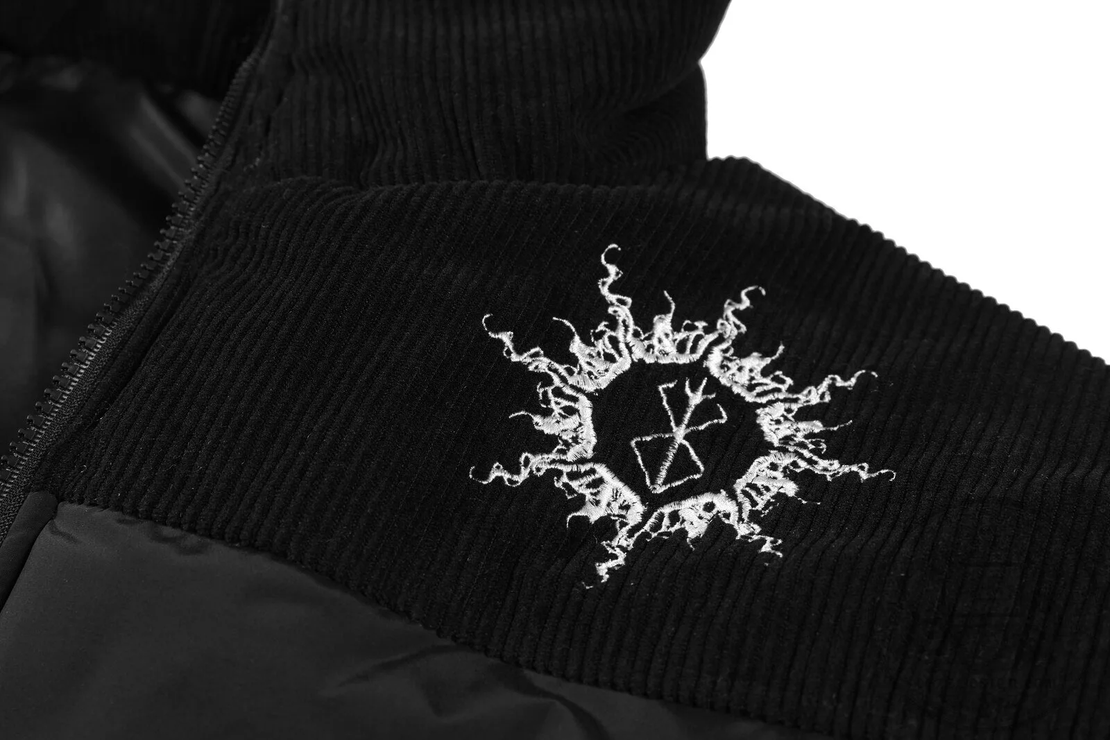 Berserk Guts Black Swordsman Anime Puffer Jacket 18 Berserk Guts Black Swordsman Anime Puffer Jacket