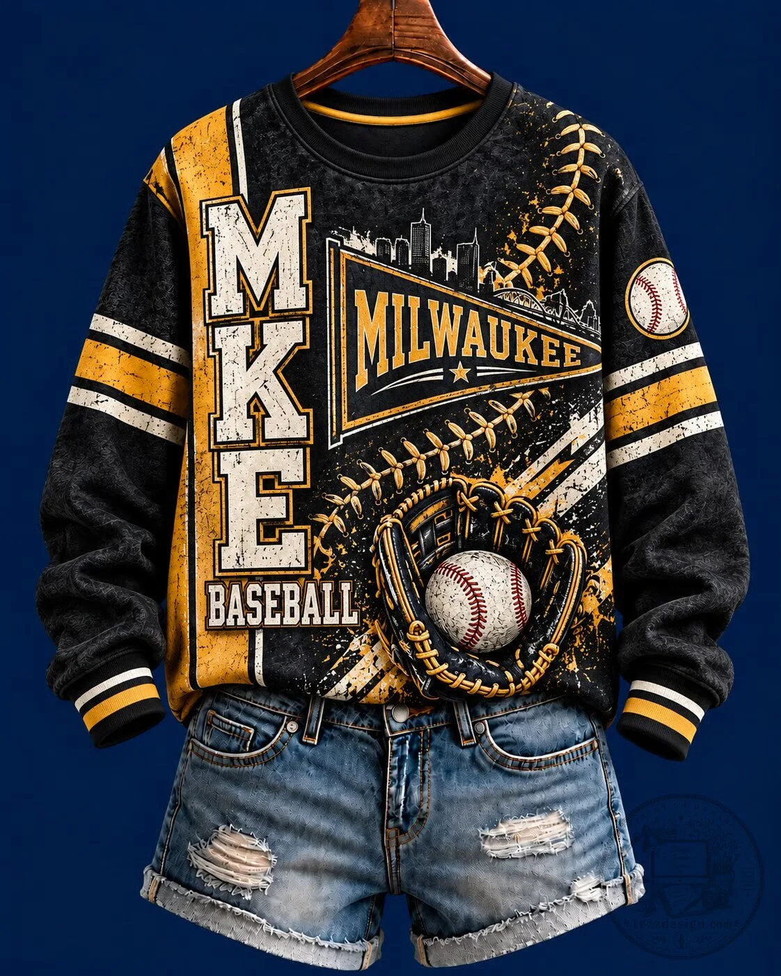 Milwaukee Baseball Team Fan Apparel Sweatshirt