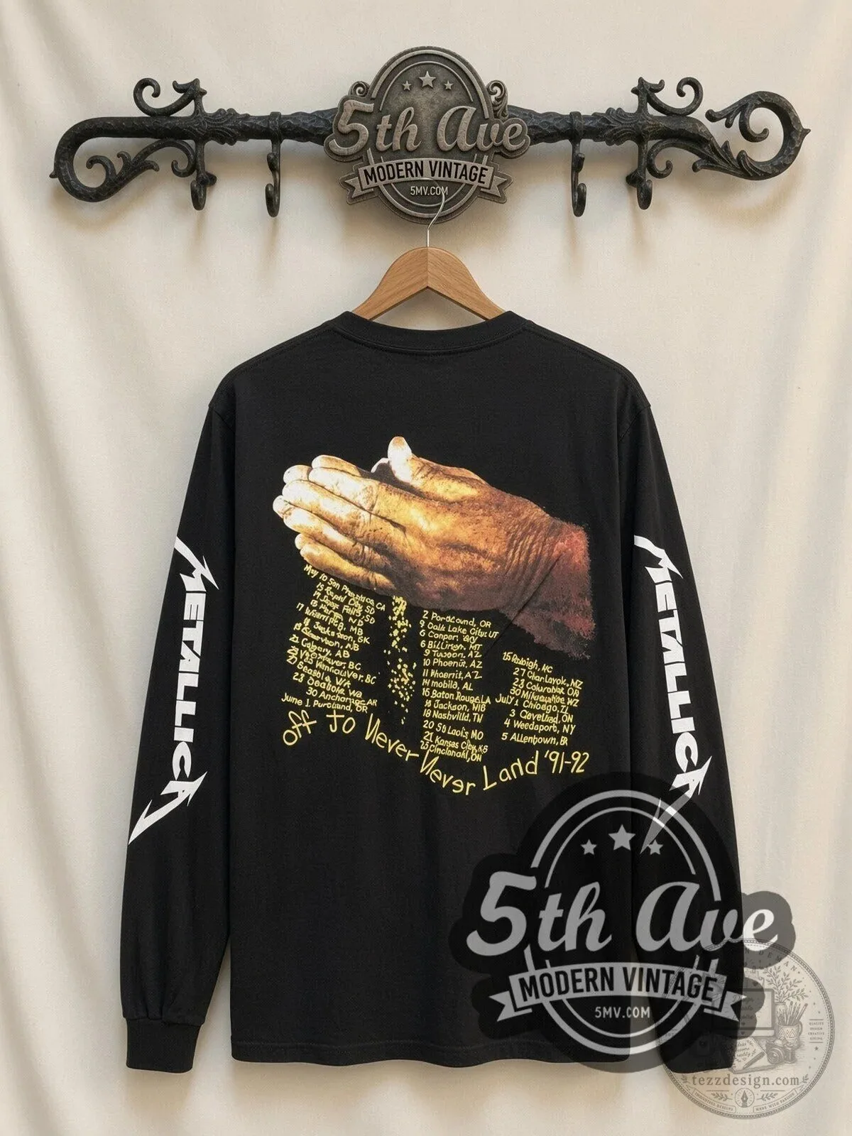 Metallica Old Man Face Vintage Band Music Long-Sleeve T-Shirt 5 Metallica Old Man Face Vintage Band Music Long-Sleeve T-Shirt