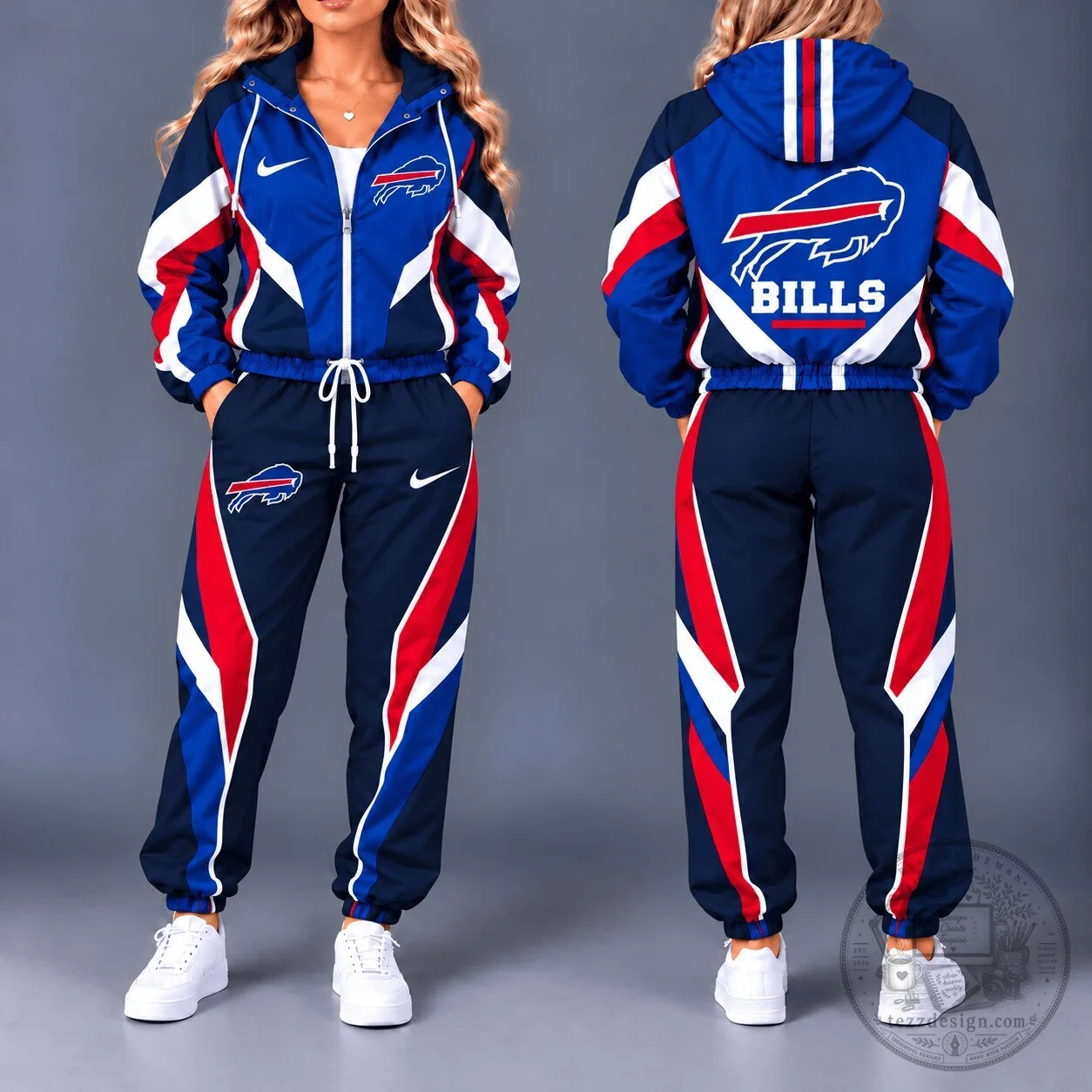Buffalo Bills NFL Team Pride Waterproof Polyester Jacket