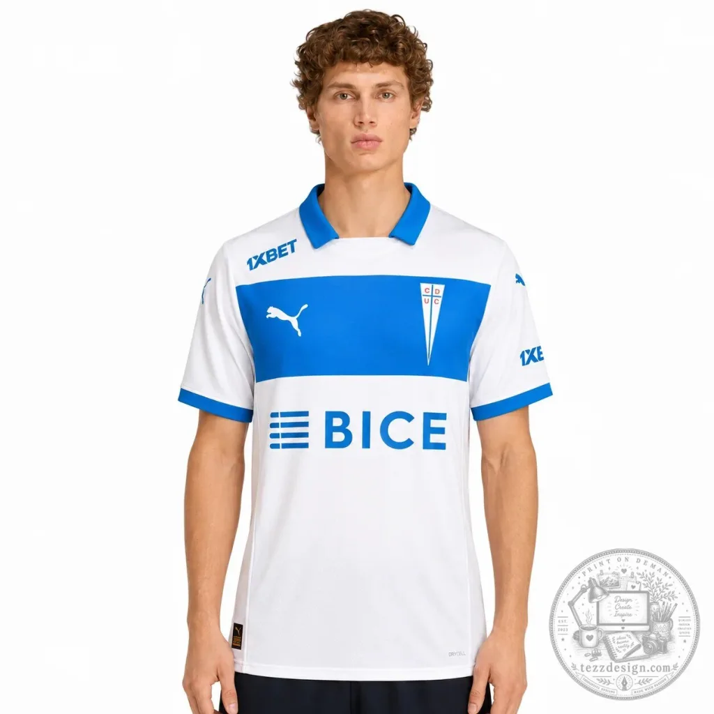 Universidad Católica 2025-2026 Home Kit Soccer Football Jersey Universidad Católica 2025-2026 Home Kit Soccer Football Jersey